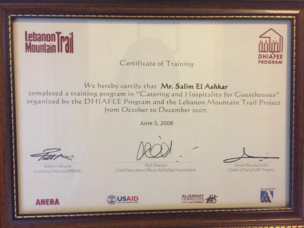 El Achkar Guesthouse Beit ed-Dine Luaran gambar